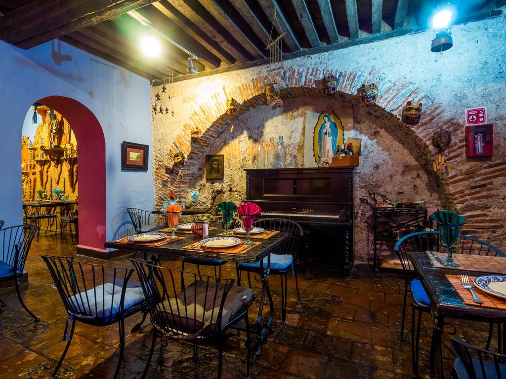 Meson Sacristia De La Compania Hotel Boutique Puebla Kültér fotó