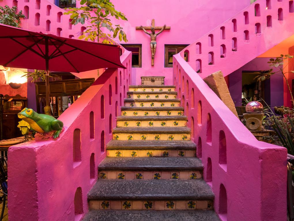 Meson Sacristia De La Compania Hotel Boutique Puebla Kültér fotó